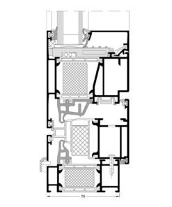 Schüco AWS 75 SI Rotating