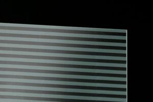 Striped sandblasted